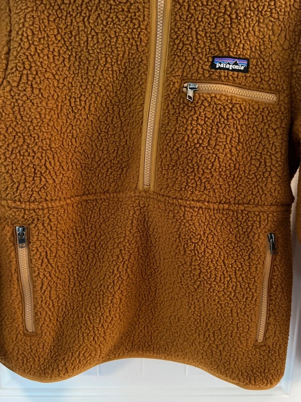 Patagonia Women's Rust Brown Cozy Fleece Pullover Jacket - Picture 5 of 8